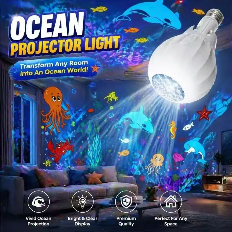 Mini Laser Light E27 Lamp Head Ocean World Pattern Lighting Projection Light Rotating Flash Stage Home Decoration
Mini Laser Light E27 Lamp Head Ocean World Pattern Lighting Projection Light Rotating Flash Stage Home Decoration