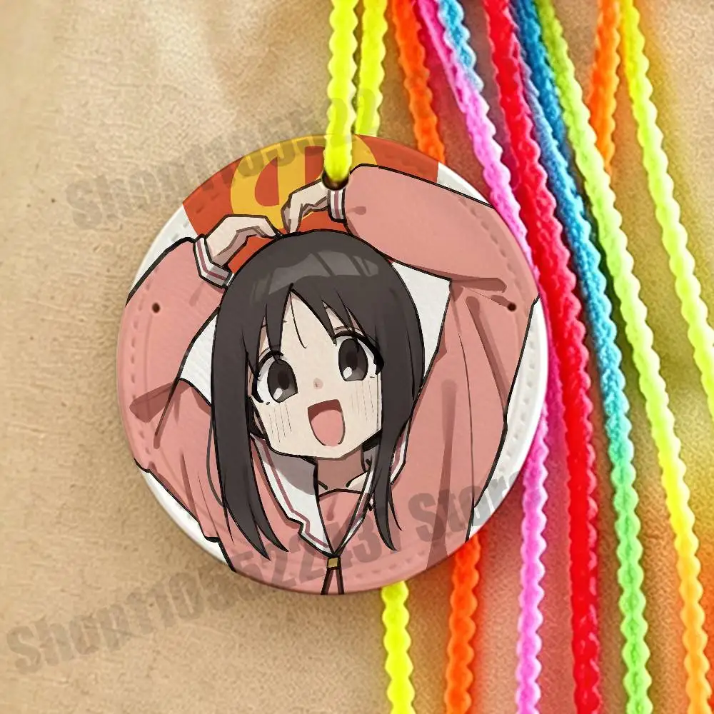 A-Azumanga Daioh Cartoon Leather Luggage Tag Suitcase Label Baggage Boarding Bag Name ID Address Holder For Travel
A-Azumanga Daioh Cartoon Leather Luggage Tag Suitcase Label Baggage Boarding Bag Name ID Address Holder For Travel