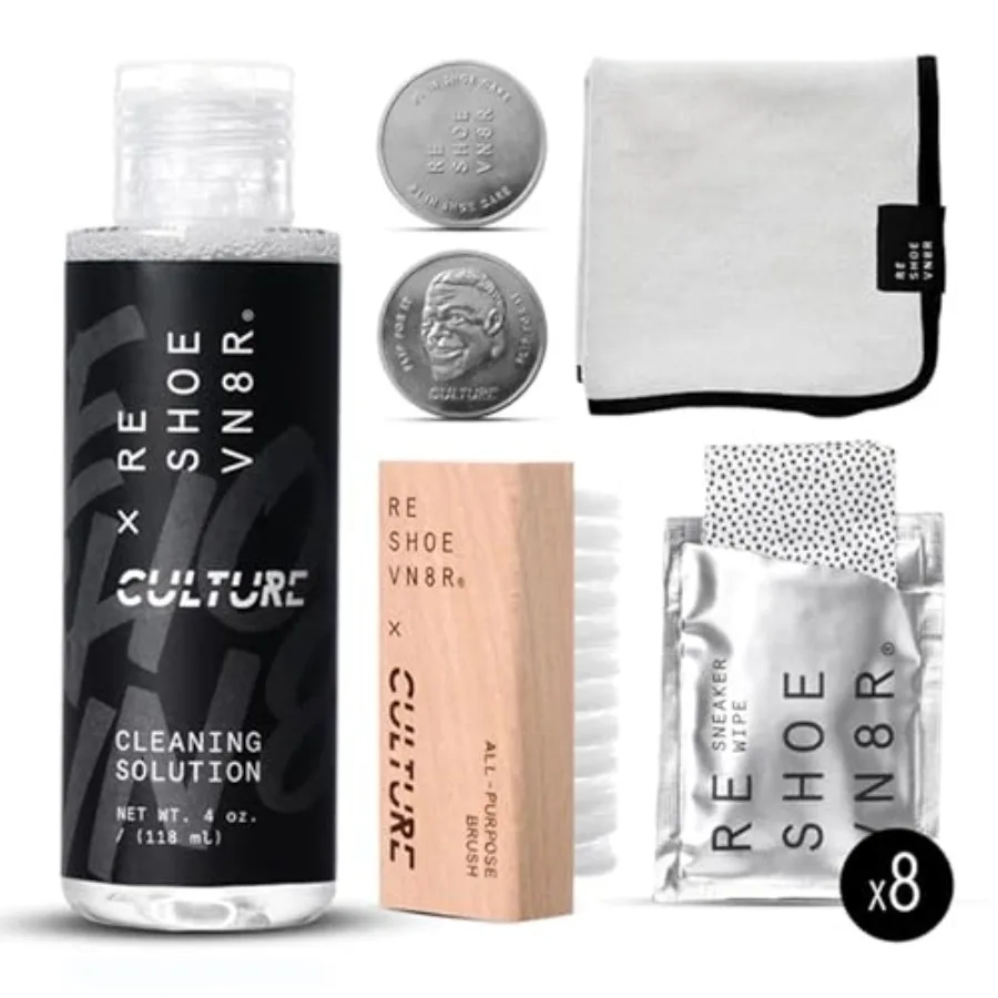 Shoe Cleaner Kit and Sneaker Cleaner Sets - Cleaning Kit Solution for Sneakers, Mesh, Canvas, Suede, Knit, Leather
Shoe Cleaner Kit and Sneaker Cleaner Sets - Cleaning Kit Solution for Sneakers, Mesh, Canvas, Suede, Knit, Leather