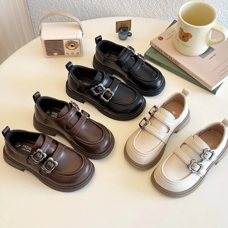 Child British Style Leathershoe2026spring New Korean Versiongirl Bottomed Loafers Casualgirl Anti-skid School Style Leather Shoe
Child British Style Leathershoe2026spring New Korean Versiongirl Bottomed Loafers Casualgirl Anti-skid School Style Leather Shoe