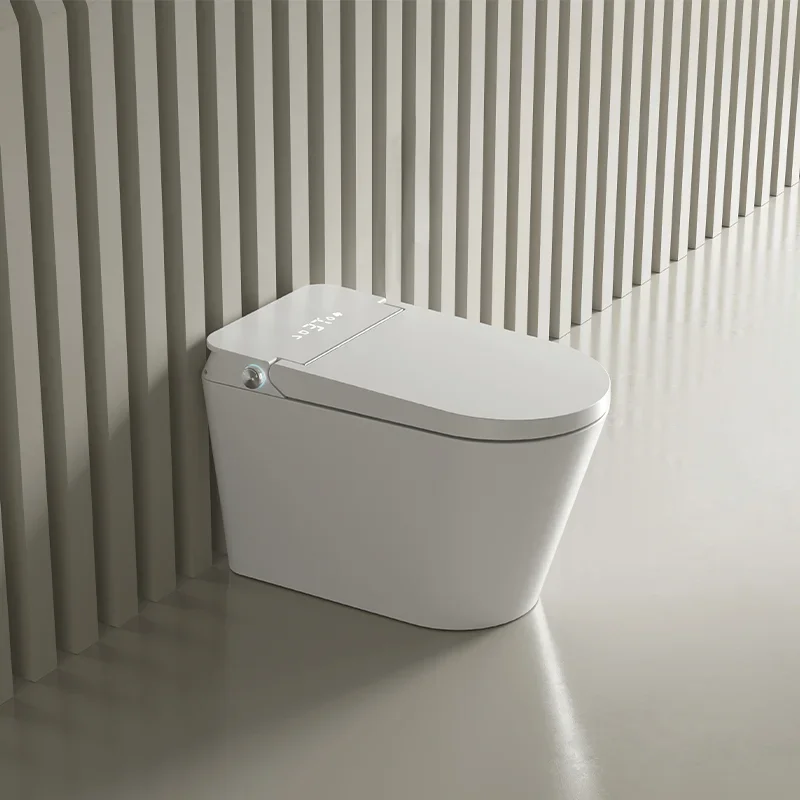 Newest Smart Toilets Automatic Flushing Toilet with Cleaning Nozzle Wireless Remote Control Modern Bathroom Sanitary Ware
Newest Smart Toilets Automatic Flushing Toilet with Cleaning Nozzle Wireless Remote Control Modern Bathroom Sanitary Ware