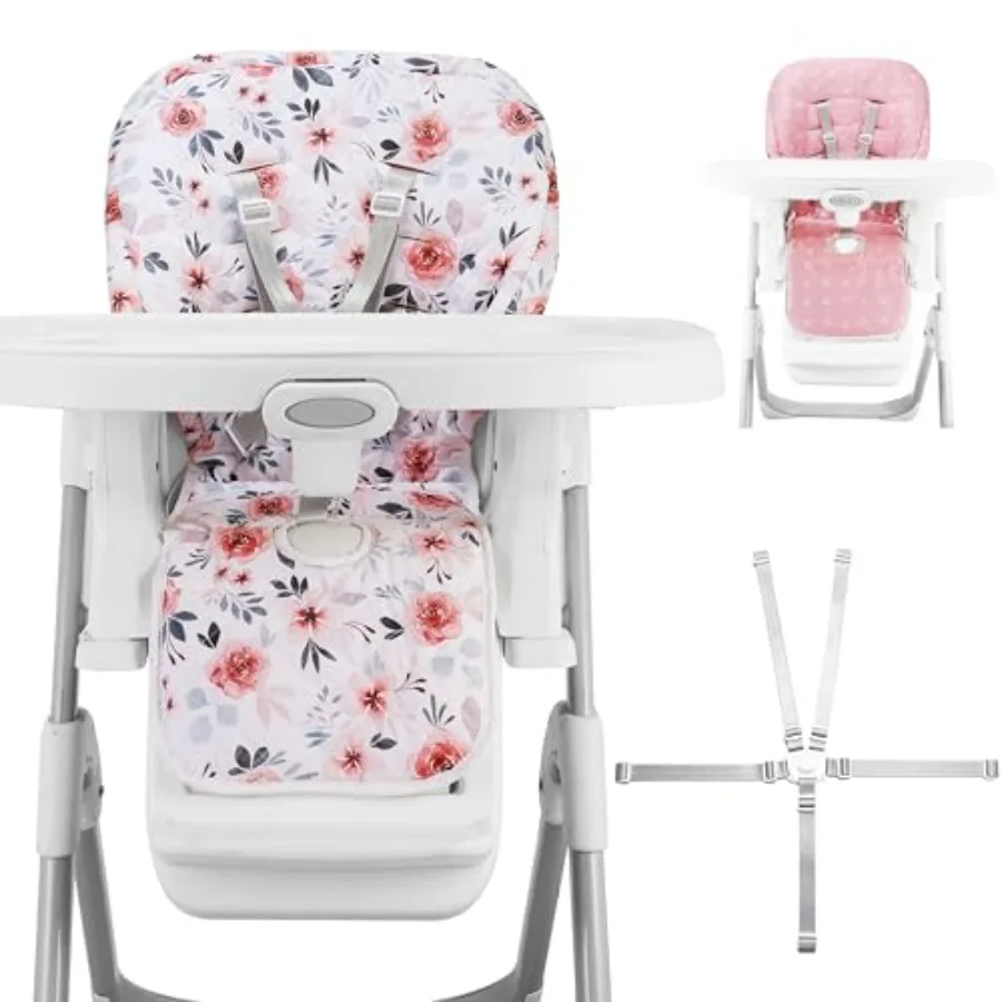 Baby High Chair Cover Replacement Reversible and Waterproof High Chair Cushion Pad Home and Restaurant use Includes 5-Point Har
Baby High Chair Cover Replacement Reversible and Waterproof High Chair Cushion Pad Home and Restaurant use Includes 5-Point Har