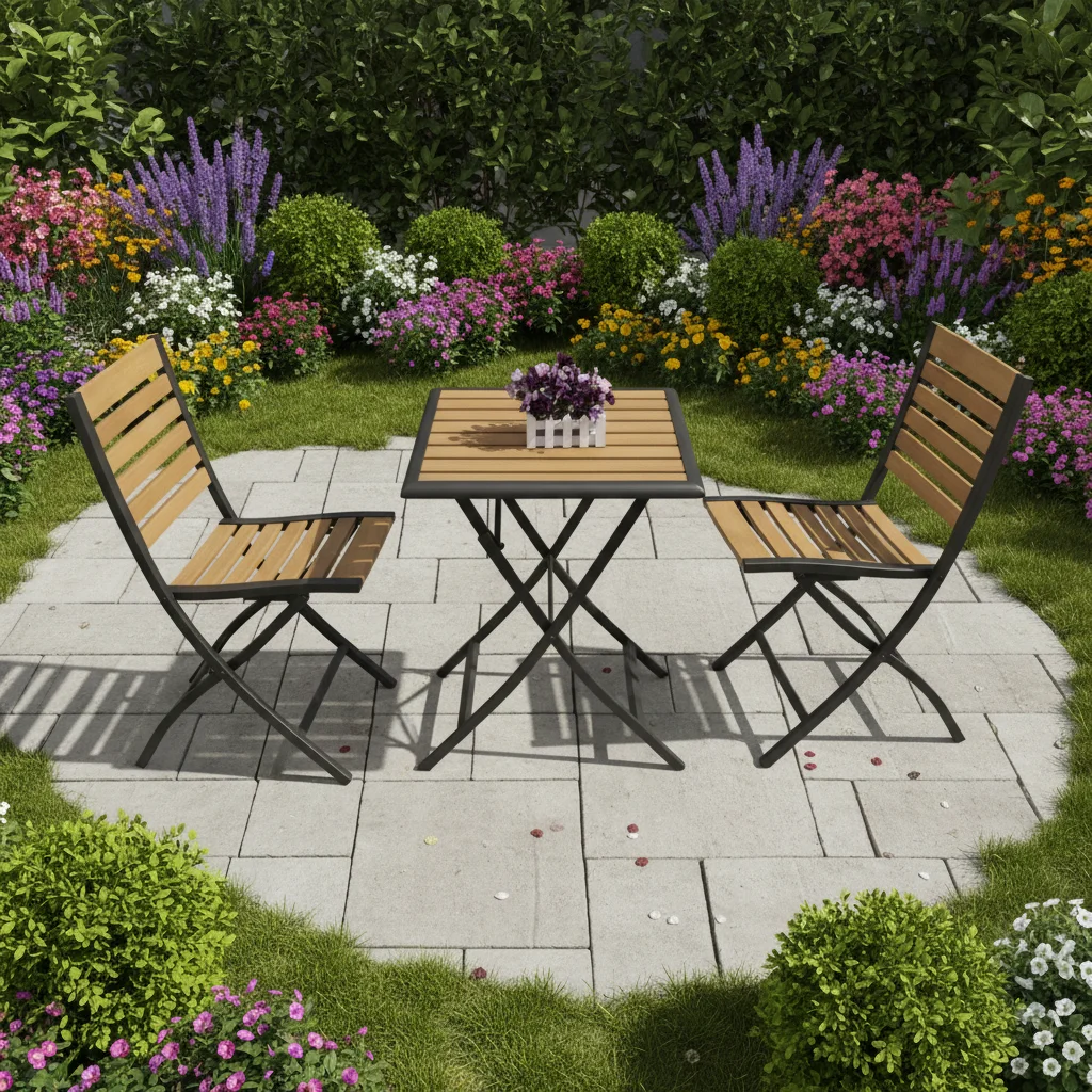 Modern Aluminum Patio Table Folding Chair Set Outdoor Furniture For Villa & Park Use Waterproof 2-Seater
Modern Aluminum Patio Table Folding Chair Set Outdoor Furniture For Villa & Park Use Waterproof 2-Seater