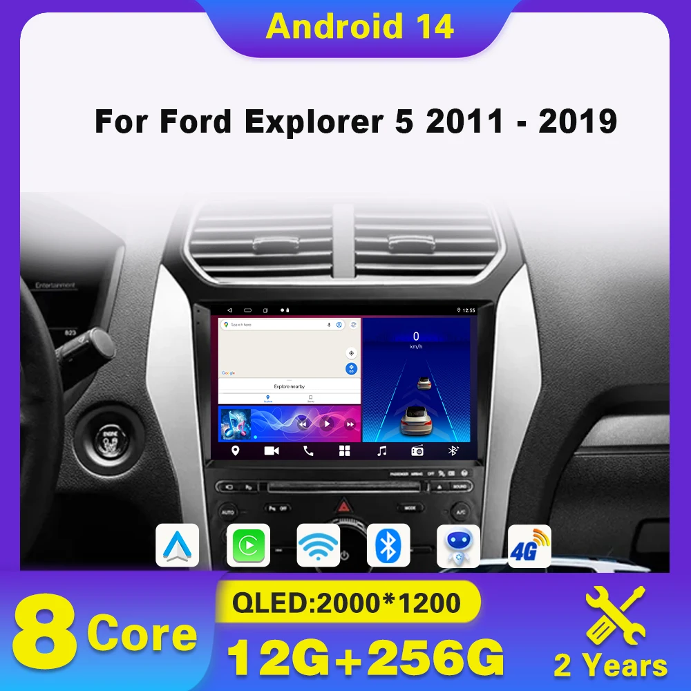 Android 14 Car Radio For Ford Explorer 5 2011 - 2019 Carplay Multimedia Video Player Autoradio GPS Navigation Touch Screen
Android 14 Car Radio For Ford Explorer 5 2011 - 2019 Carplay Multimedia Video Player Autoradio GPS Navigation Touch Screen