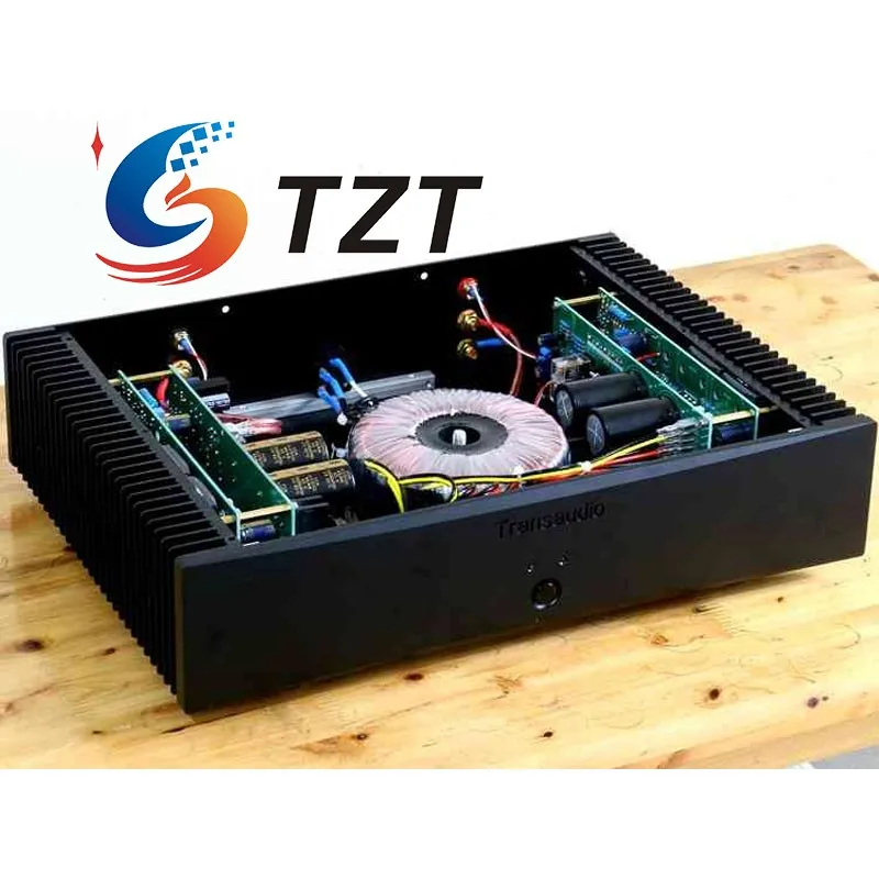 TZT Transaudio G5 120W x 2 Power Amplifier (110V/220V Standard Version Black/Silver) with Circuit for Goldmund 29
TZT Transaudio G5 120W x 2 Power Amplifier (110V/220V Standard Version Black/Silver) with Circuit for Goldmund 29