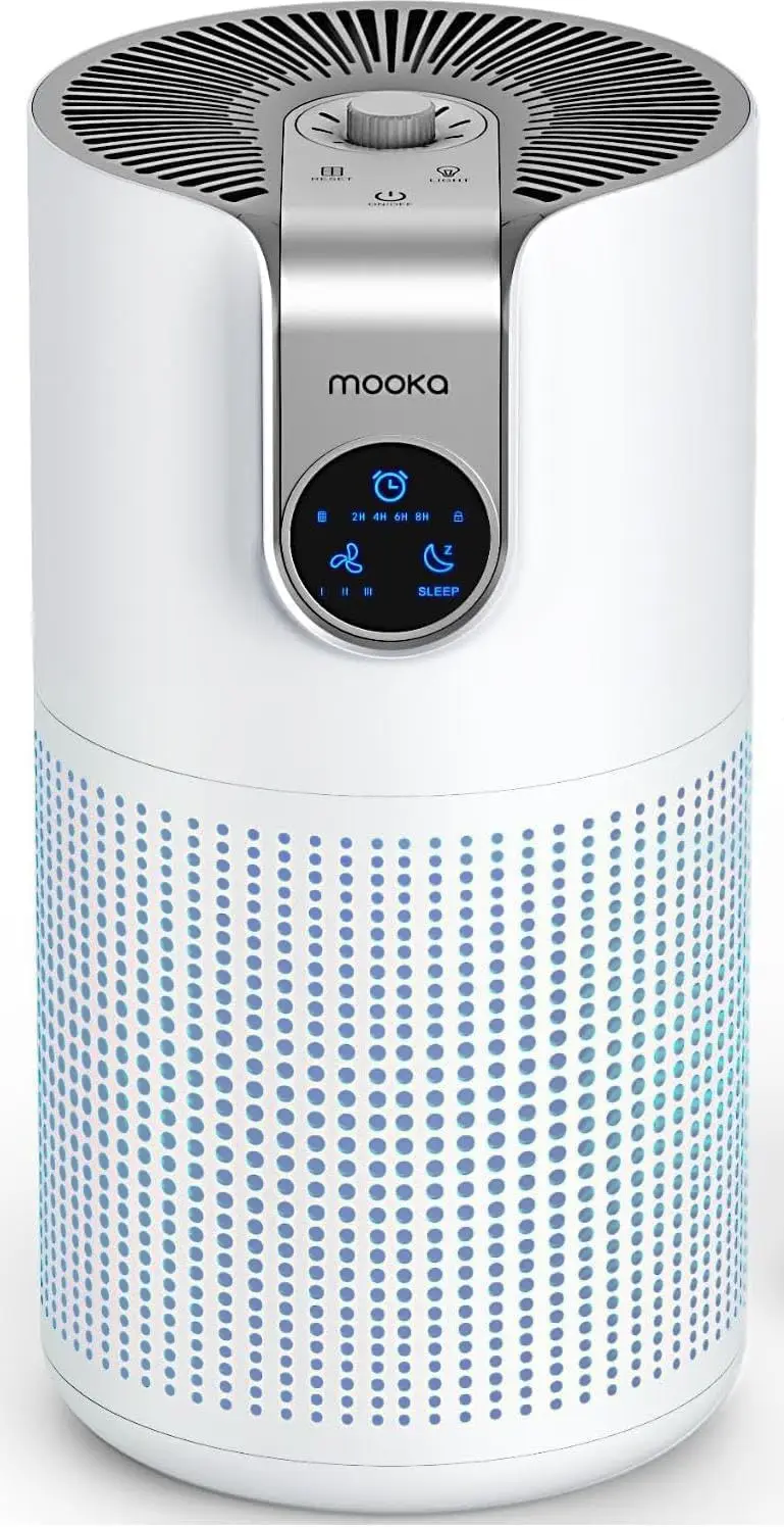 Large Room Air Purifier for 1500ft² with HEPA Filter, Aromatherapy, 15dB Quiet Operation
Large Room Air Purifier for 1500ft² with HEPA Filter, Aromatherapy, 15dB Quiet Operation