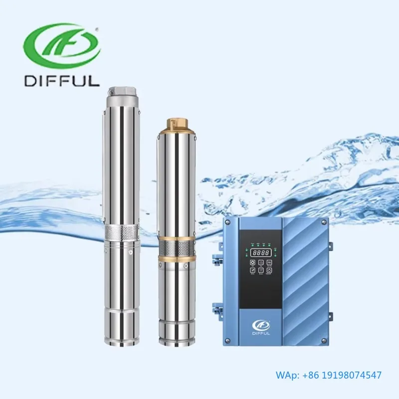 AC DC Intelligent Solar Powered Borehole Submersible Water Pump
AC DC Intelligent Solar Powered Borehole Submersible Water Pump