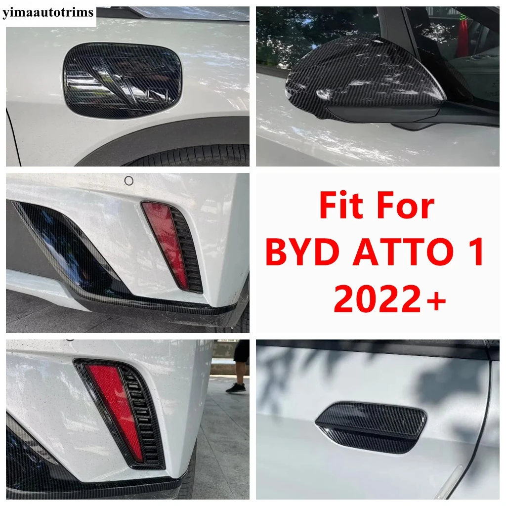 Rear Bumper Fog Light Eyebrow / Rearview Mirror / Charging Port Cover Trim Accessories For BYD Atto 3 Yuan Plus 2022 2023 2024
Rear Bumper Fog Light Eyebrow / Rearview Mirror / Charging Port Cover Trim Accessories For BYD Atto 3 Yuan Plus 2022 2023 2024