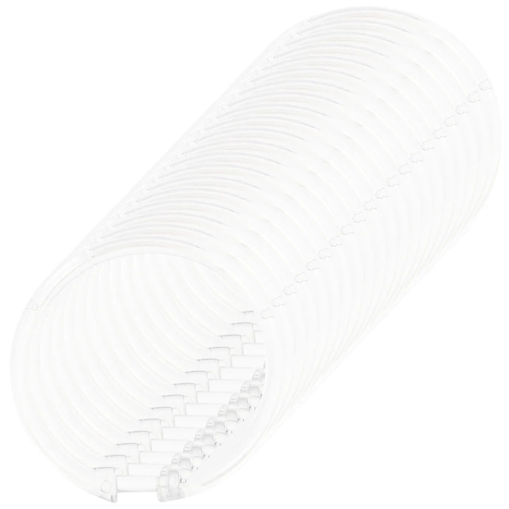 20 Pcs Curtain Hooks Transparent Acrylic Hanging Roman Rod Rings Circular Rings for Round Rod Bath Accessories
20 Pcs Curtain Hooks Transparent Acrylic Hanging Roman Rod Rings Circular Rings for Round Rod Bath Accessories