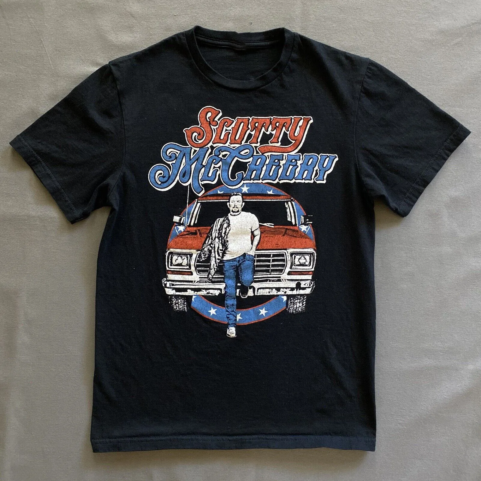 Scotty McCreery Tour 100% Cotton T-shirt Hip-hop Retro Short-sleeved Versatile Top Suitable for Both Men and Women
Scotty McCreery Tour 100% Cotton T-shirt Hip-hop Retro Short-sleeved Versatile Top Suitable for Both Men and Women