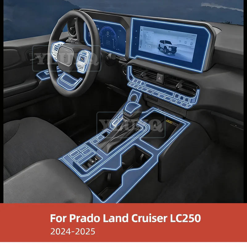 Car Interior Film TPU for Toyota Land Cruiser LC250 Prado 2024 2025 Clear Protection Anti-scratch Dedicated Sticker
Car Interior Film TPU for Toyota Land Cruiser LC250 Prado 2024 2025 Clear Protection Anti-scratch Dedicated Sticker