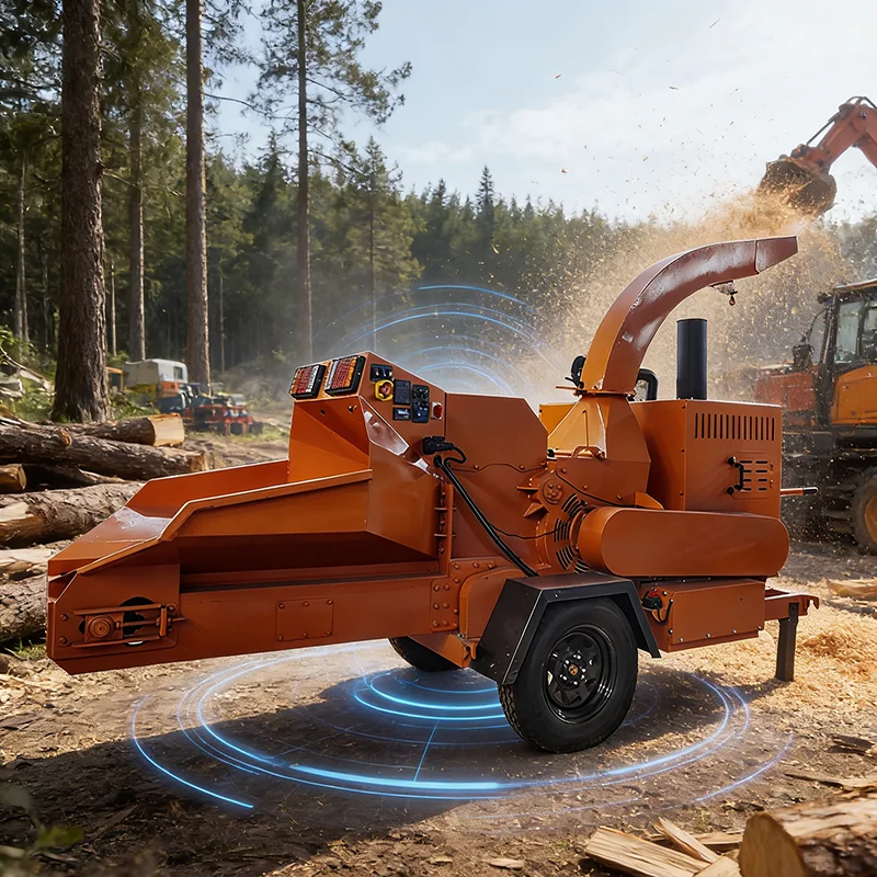 Customized Heavy Duty Wood Chipper Shredder Machine 6 Inch Max Chipping Diameter Diesel Powered Dual Blades High Efficiency
Customized Heavy Duty Wood Chipper Shredder Machine 6 Inch Max Chipping Diameter Diesel Powered Dual Blades High Efficiency