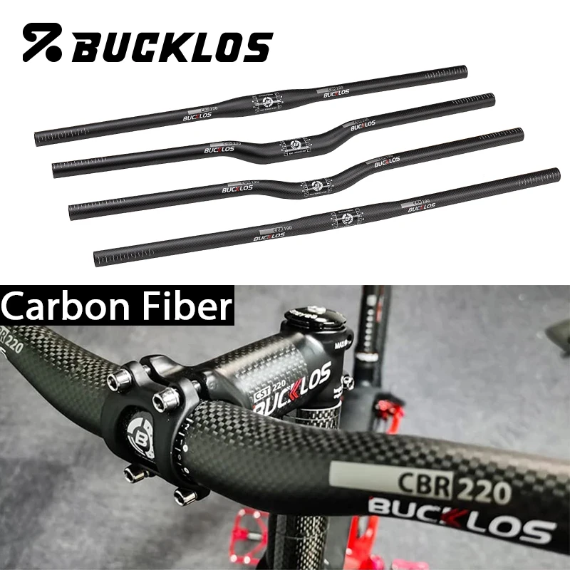 BUCKLOS Carbon MTB Handlebar Matte 25.4/31.8mm Bicycle Handle Bar Riser Flat 660mm 720mm 760mm Durable Bicycle Bar Bike Part
BUCKLOS Carbon MTB Handlebar Matte 25.4/31.8mm Bicycle Handle Bar Riser Flat 660mm 720mm 760mm Durable Bicycle Bar Bike Part