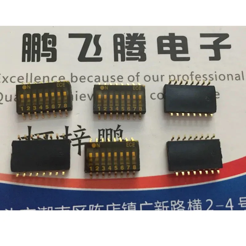 1pcs/lots Original Taiwan EHS108LD DIP Switches 8 Positions SMT 1.27 Pitch Piano-Keyed Flat Dial 8P
1pcs/lots Original Taiwan EHS108LD DIP Switches 8 Positions SMT 1.27 Pitch Piano-Keyed Flat Dial 8P