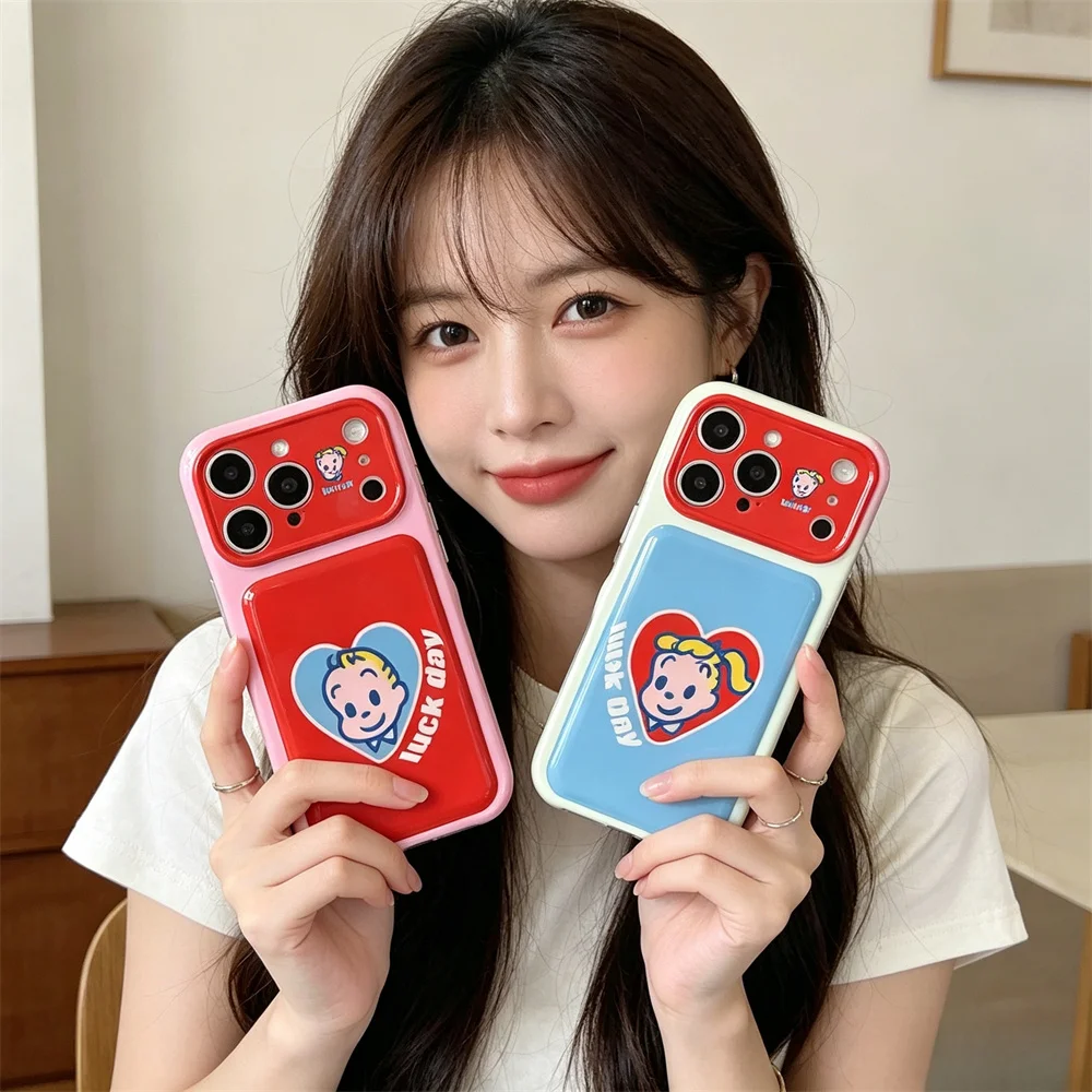 Cute Cartoon Boy Girl Kawaii Phone Case for iPhone 16 17 Pro Max 16 Pro 15 16 17 15Pro Cover Fashion Silicone Shockproof Cases
Cute Cartoon Boy Girl Kawaii Phone Case for iPhone 16 17 Pro Max 16 Pro 15 16 17 15Pro Cover Fashion Silicone Shockproof Cases