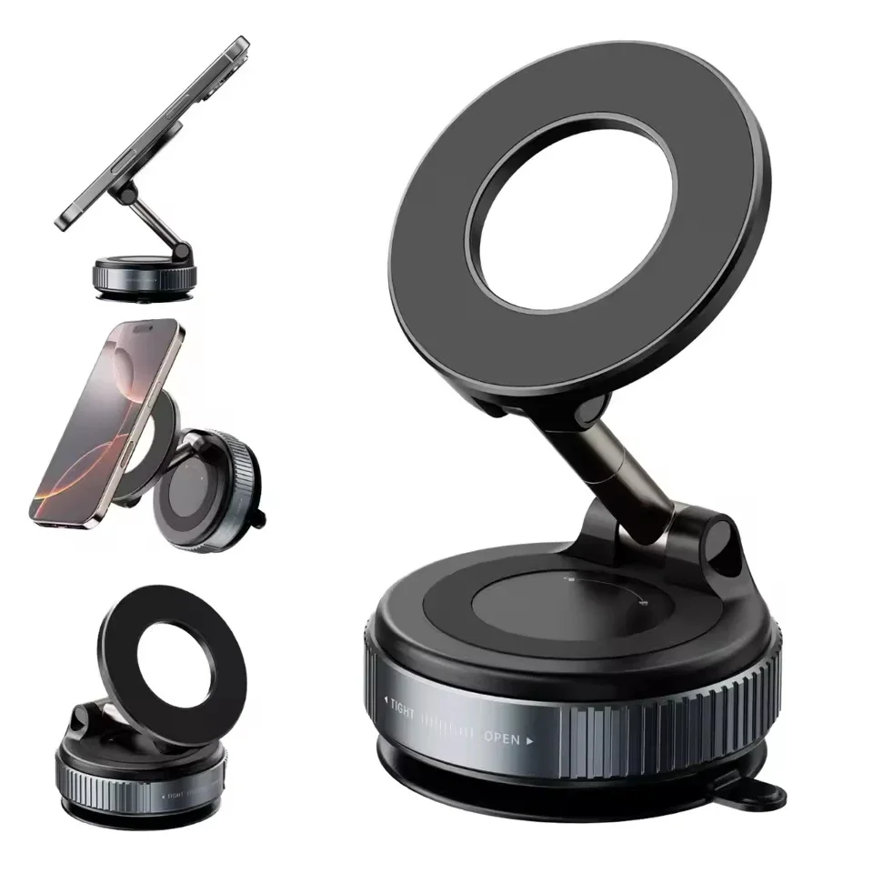 HOT seller 360° Adjustable Vacuum Magnetic Car Phone Holder Magnetic Suction Cup Phone Holder Folding Stand for Car Mirror Gym
HOT seller 360° Adjustable Vacuum Magnetic Car Phone Holder Magnetic Suction Cup Phone Holder Folding Stand for Car Mirror Gym