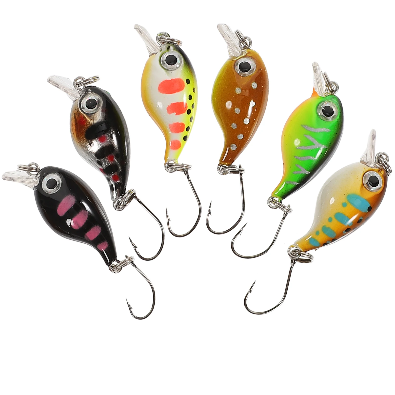6pcs Fish Bait Realistic Lures Plastic Durable Artificial Fishing Equipment Portable Fishing Lures Portable Simulated
6pcs Fish Bait Realistic Lures Plastic Durable Artificial Fishing Equipment Portable Fishing Lures Portable Simulated