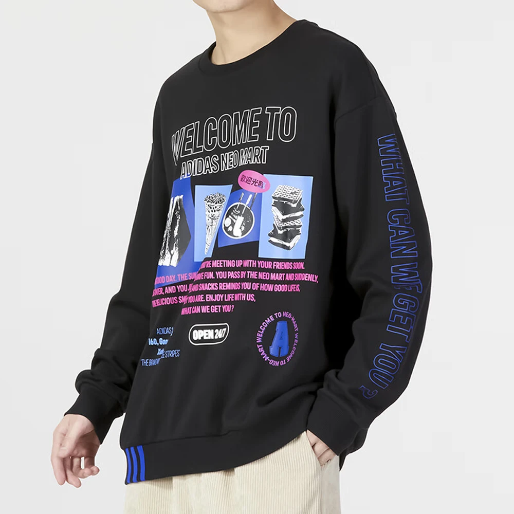 Adidas NEO Series Black Graphic Sweatshirt Trendy Life - Inspired Prints Unique Text Design For Urban Casual Hangouts
Adidas NEO Series Black Graphic Sweatshirt Trendy Life - Inspired Prints Unique Text Design For Urban Casual Hangouts