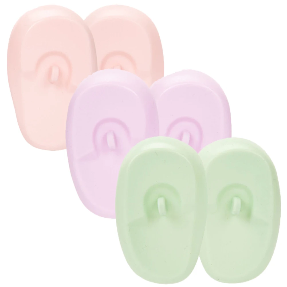 3 Pairs Silicone Ear Covers for Hair Dyeing Salon Use Washable Reusable Pink Purple Green Ear Protection Bath Cap
3 Pairs Silicone Ear Covers for Hair Dyeing Salon Use Washable Reusable Pink Purple Green Ear Protection Bath Cap