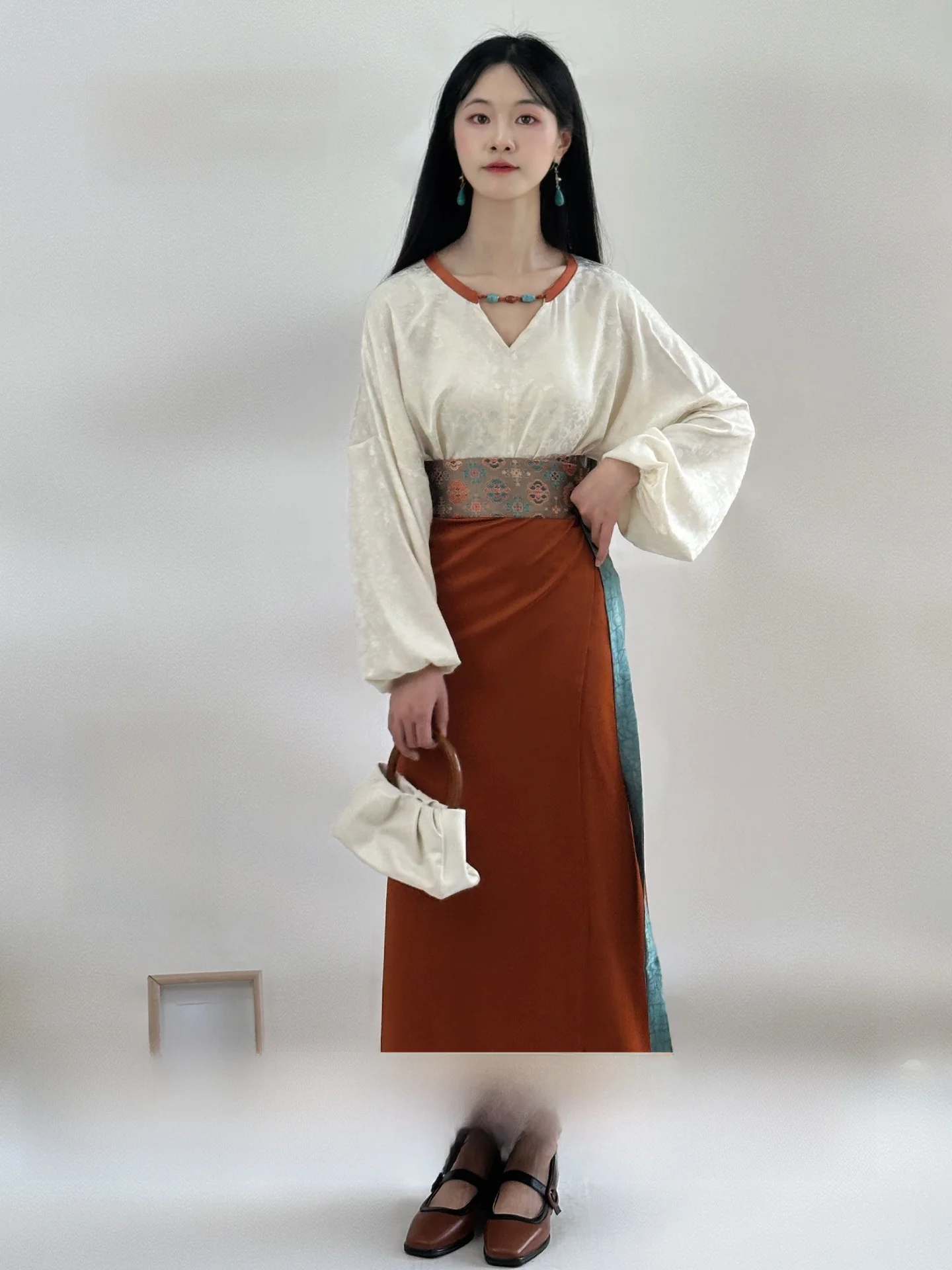 May Nantang Original One-Piece Spring Commute Women's Hanfu Rotation Skirt Overhead Shirt National Style Ensemble
May Nantang Original One-Piece Spring Commute Women's Hanfu Rotation Skirt Overhead Shirt National Style Ensemble