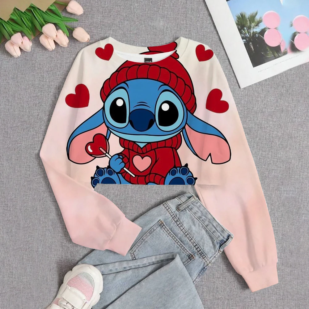 Lilo&Stitch Christmas Print Round Neck Sweatshirt Casual Christmas Holiday Children's 3D Sweatshirt Pullover Disney Girls' Top
Lilo&Stitch Christmas Print Round Neck Sweatshirt Casual Christmas Holiday Children's 3D Sweatshirt Pullover Disney Girls' Top