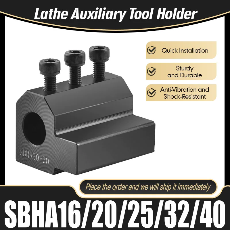 NC Tool Holder Lathe Tool Holder Auxiliary Tool Holder U Drilling Tool Holder Inner Hole Boring Tool Holder SBHA16/20/25/32/40
NC Tool Holder Lathe Tool Holder Auxiliary Tool Holder U Drilling Tool Holder Inner Hole Boring Tool Holder SBHA16/20/25/32/40