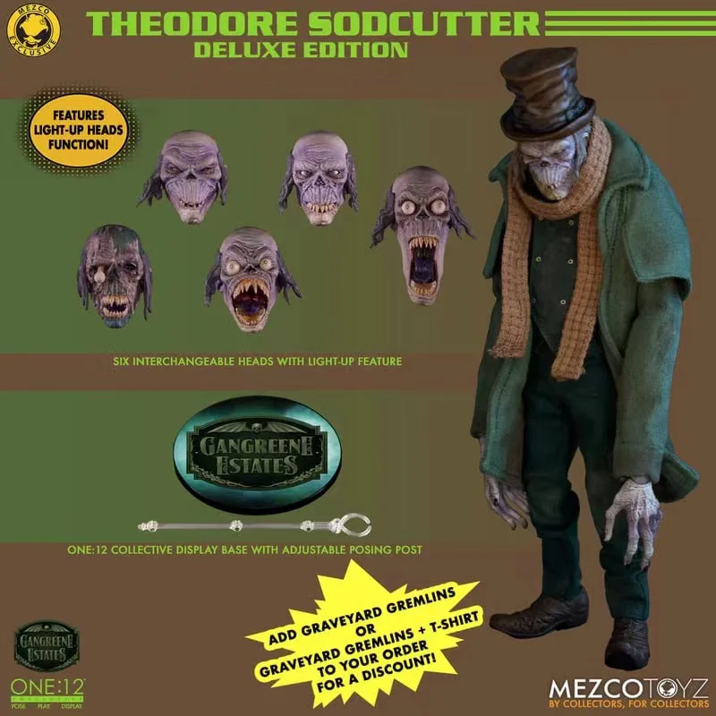 In Stock Original MEZCO THEODORE SODCUTTER Comic Version Action Figure Toy
In Stock Original MEZCO THEODORE SODCUTTER Comic Version Action Figure Toy