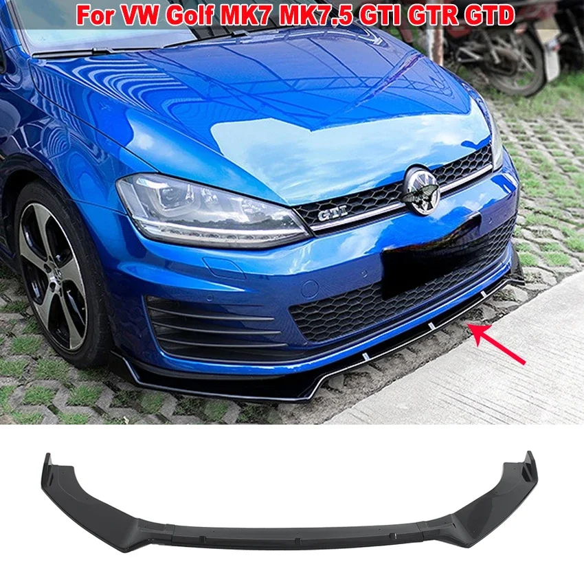 Front Bumper Lip Spoiler Splitter For VW Golf MK7 MK7.5 GTI GTR GTD 2014-2019 Canards Diffuser Body Kit Guards Car Accessories
Front Bumper Lip Spoiler Splitter For VW Golf MK7 MK7.5 GTI GTR GTD 2014-2019 Canards Diffuser Body Kit Guards Car Accessories
