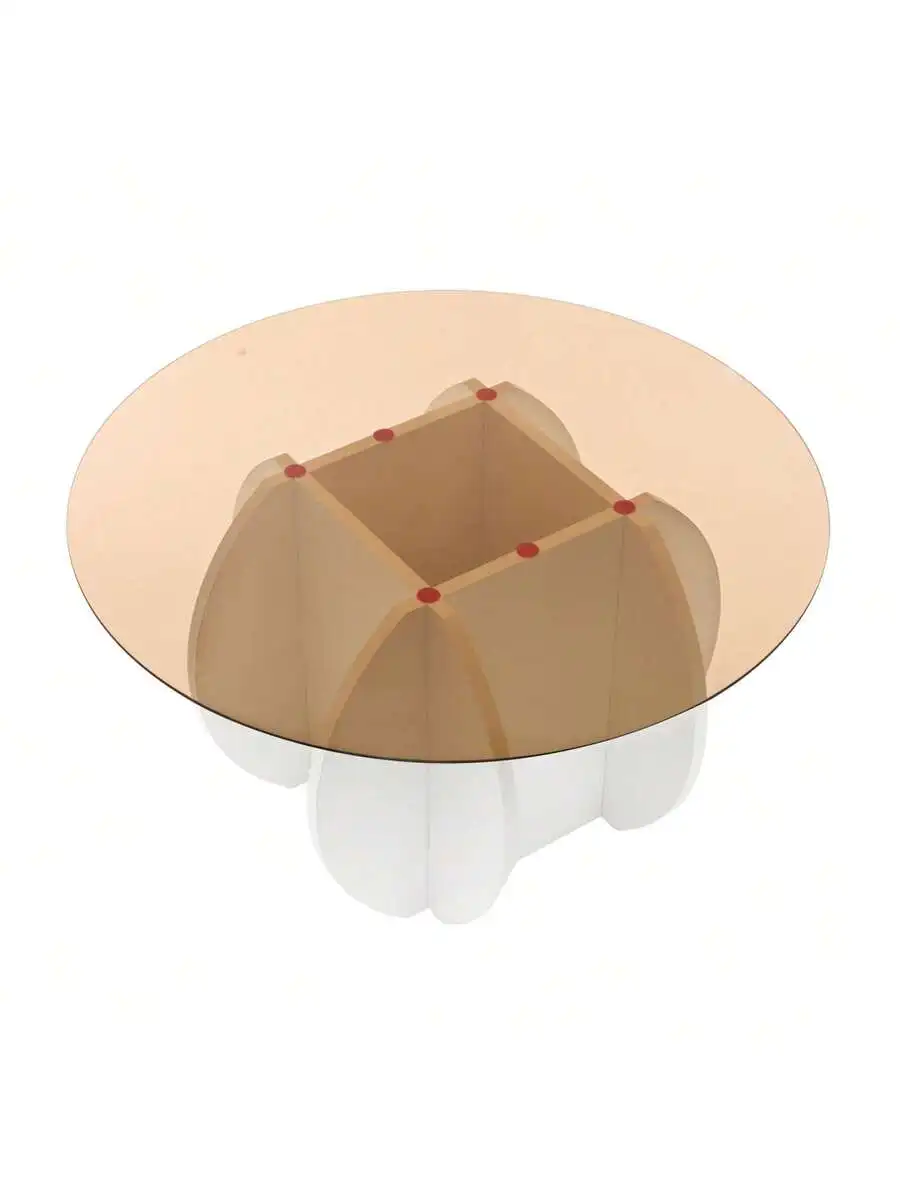 CNCEST 15.75in H Round Coffee Table, 70cm/27.56in Diameter Glass Tabletop Coffee Table, Tempered Glass Coffee Table, Floor
CNCEST 15.75in H Round Coffee Table, 70cm/27.56in Diameter Glass Tabletop Coffee Table, Tempered Glass Coffee Table, Floor