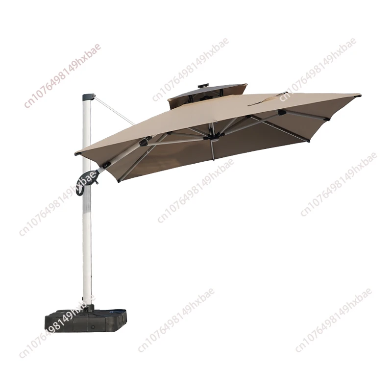 Outdoor Parasol Courtyard Umbrella with Light Solar LED Light Bar Outdoor Villa Terrace Garden Large Roman Umbrella
Outdoor Parasol Courtyard Umbrella with Light Solar LED Light Bar Outdoor Villa Terrace Garden Large Roman Umbrella