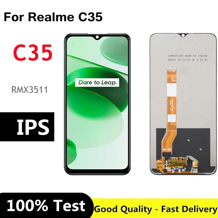 AAA+Quality For OPPO Realme c35 Display RMX3511 Touch Screen replacement Replacement Repair Parts 
AAA+Quality For OPPO Realme c35 Display RMX3511 Touch Screen replacement Replacement Repair Parts