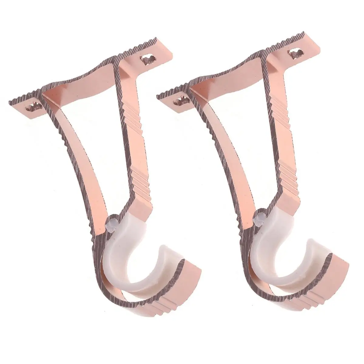 2 Pcs Curtain Brackets High Quality Iron Sturdy Easy Install Roman Style Suitable 25-30mm Diameter Drapery Rod Bracket
2 Pcs Curtain Brackets High Quality Iron Sturdy Easy Install Roman Style Suitable 25-30mm Diameter Drapery Rod Bracket