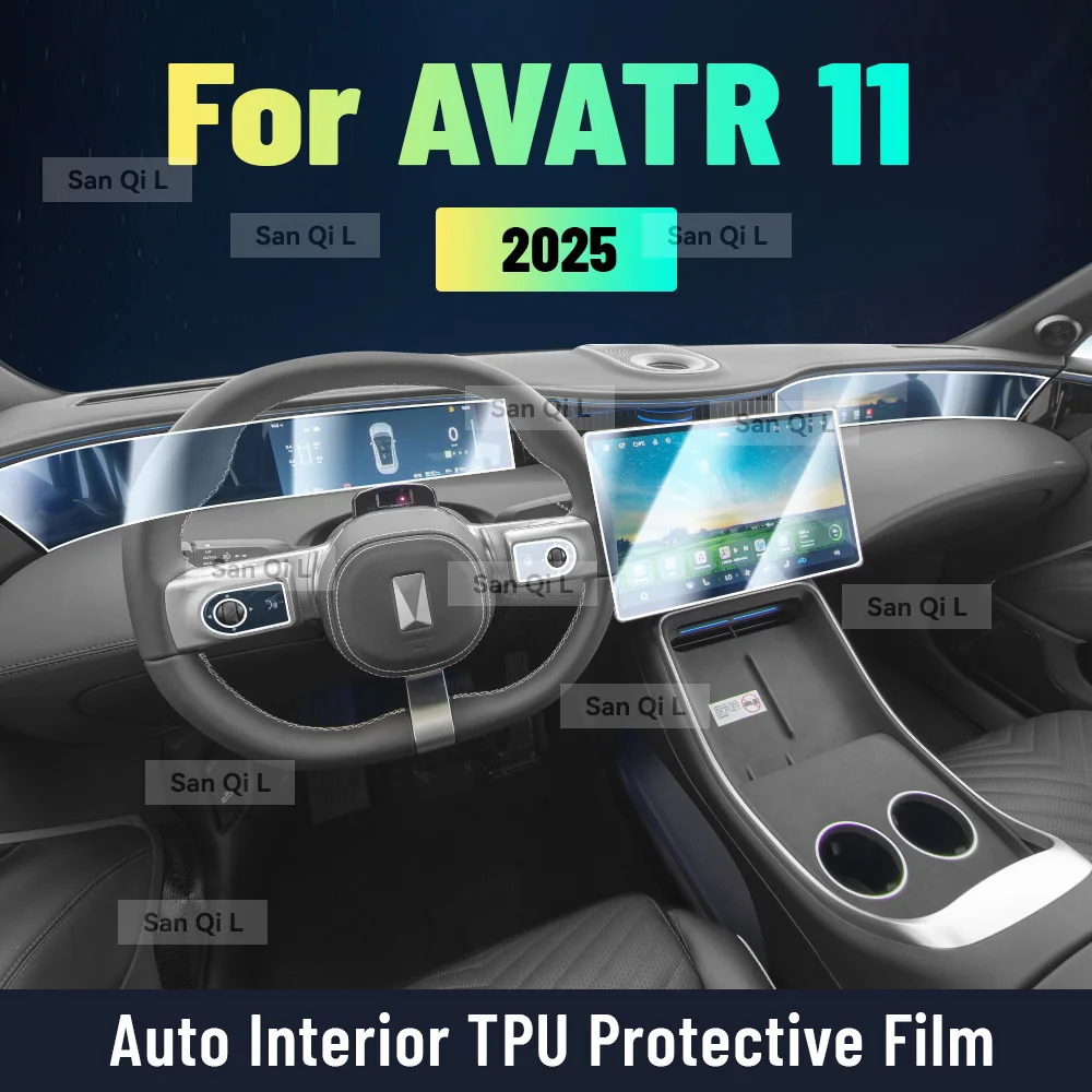 Для AVATR 11 2024 2025 внутренняя центральная консоль, прозрачная защитная пленка из ТПУ, автомобильные аксессуары против царапин, набор для ремонта
Для AVATR 11 2024 2025 внутренняя центральная консоль, прозрачная защитная пленка из ТПУ, автомобильные аксессуары против царапин, набор для ремонта