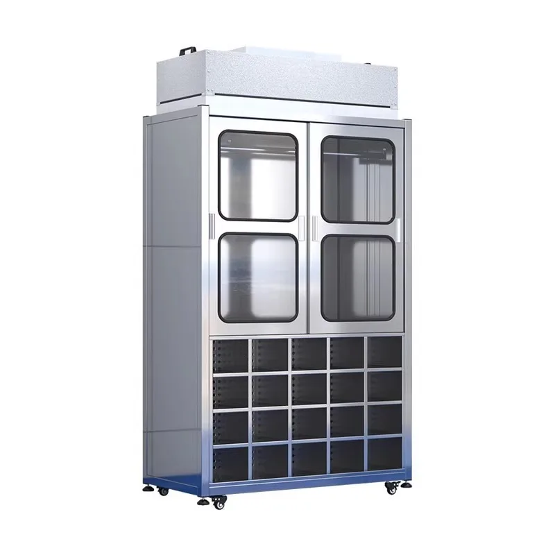 Stainless steel clean wardrobe dust-free purification workshop shoe cabinet
Stainless steel clean wardrobe dust-free purification workshop shoe cabinet