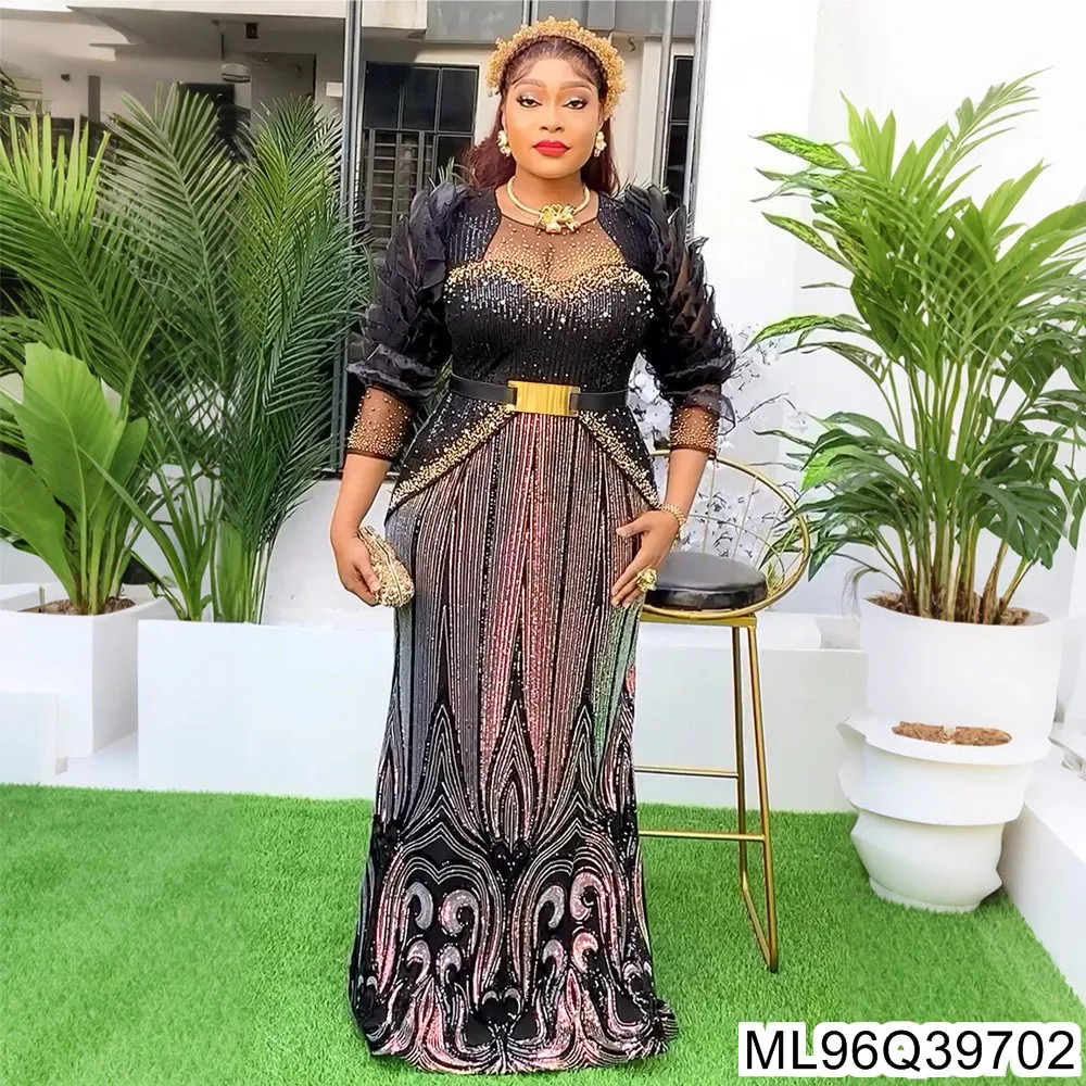 2025 New Africa Large Size Women's Heavy Iron Drill Round Neck Dress New Bead Evening Dress in Stock S10327
2025 New Africa Large Size Women's Heavy Iron Drill Round Neck Dress New Bead Evening Dress in Stock S10327