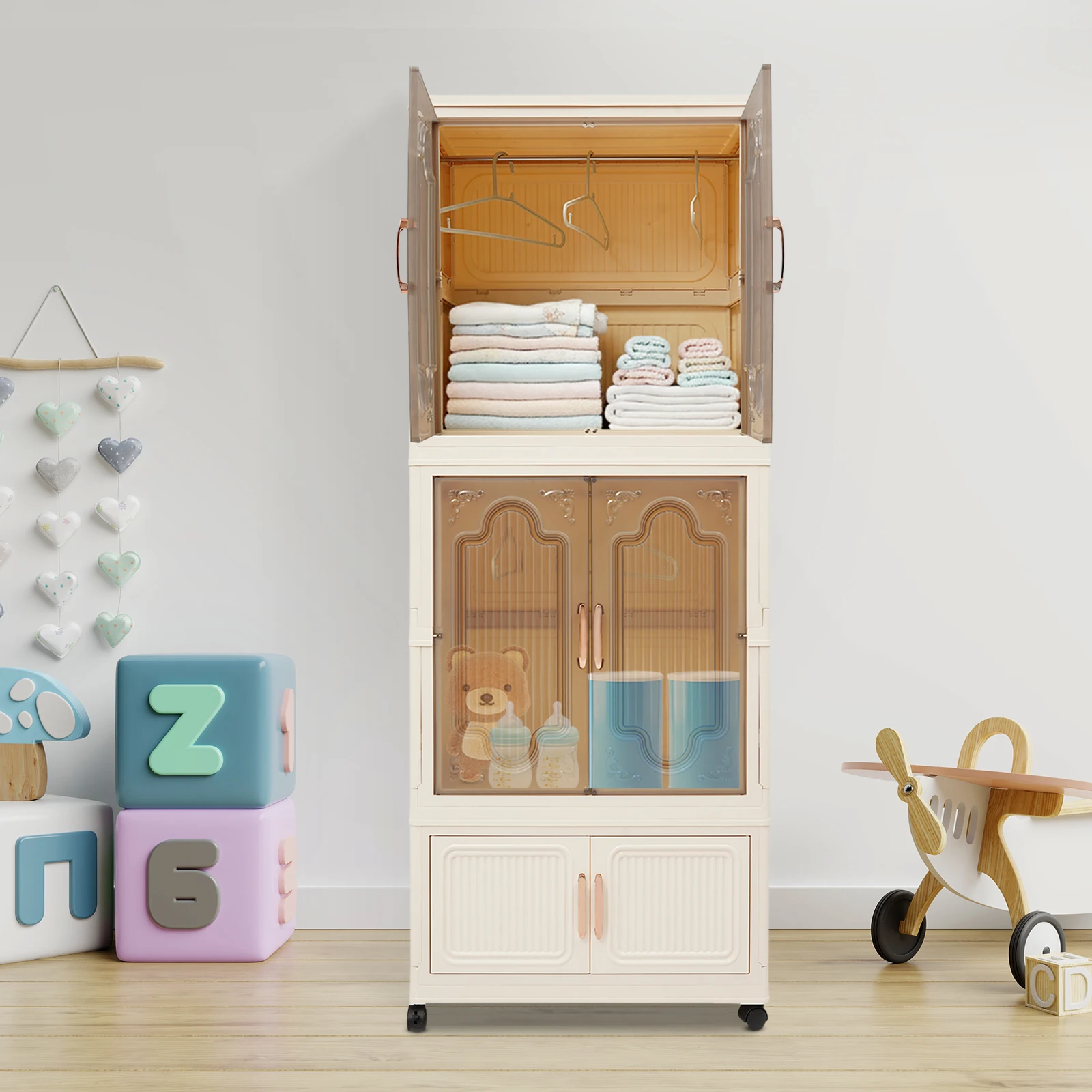 Easy-Assemble Space-Saving Cabinet, Foldable Design(Compact Storage), Thickened Sturdy Structure, Fits Bedroom/Living Room
Easy-Assemble Space-Saving Cabinet, Foldable Design(Compact Storage), Thickened Sturdy Structure, Fits Bedroom/Living Room