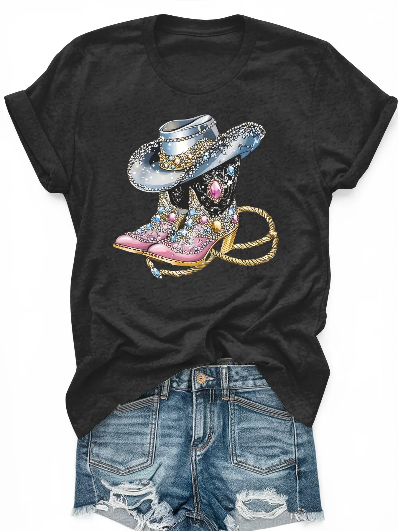 Women's PLUS-size Printed Short-sleeved T-shirt, Loose and Casual, Soft, Comfortable and Breathable, Outdoor Sports
Women's PLUS-size Printed Short-sleeved T-shirt, Loose and Casual, Soft, Comfortable and Breathable, Outdoor Sports