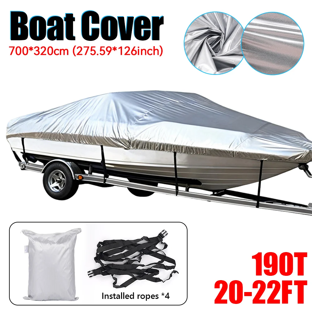 Boat Cover Yacht Outdoor Protection Waterproof Heavy Duty Silver Reflective Oxford Fabric Anti-smashing Durable Tear Proof
Boat Cover Yacht Outdoor Protection Waterproof Heavy Duty Silver Reflective Oxford Fabric Anti-smashing Durable Tear Proof