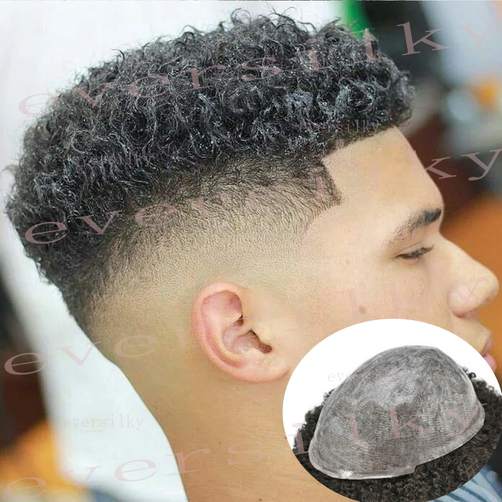 6mm 8mm Afro Kinky Curly Black Toupee For Men Durable Skin Full Pu Base 20mm 10mm 360 Deep Wave 100% Human Hair Unit Prosthesis
6mm 8mm Afro Kinky Curly Black Toupee For Men Durable Skin Full Pu Base 20mm 10mm 360 Deep Wave 100% Human Hair Unit Prosthesis