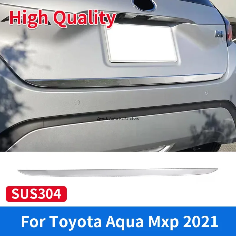 1 шт. хромированная накладка заднего ворота для Toyota Aqua Mxp 2021, высококачественная хромированная отделка автомобиля из нержавеющей стали, внешние аксессуары
1 шт. хромированная накладка заднего ворота для Toyota Aqua Mxp 2021, высококачественная хромированная отделка автомобиля из нержавеющей стали, внешние аксессуары