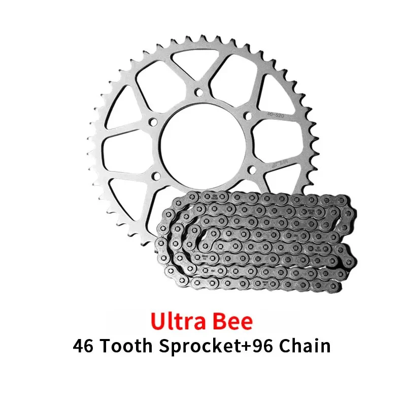 46T Sprocket 96 Chain For SURRON Ultra Bee Motorcycles Original 46 Tooth Crankset Chain Plate Electric Dirtbike for SURRON Part
46T Sprocket 96 Chain For SURRON Ultra Bee Motorcycles Original 46 Tooth Crankset Chain Plate Electric Dirtbike for SURRON Part