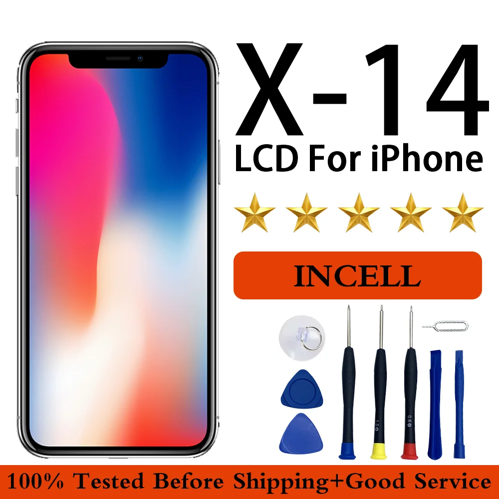 Высококачественный сенсорный ЖК-экран Incell для iPhone 11 12 Pro Max 13 14, сменный дигитайзер ЖК-экран для iPhone X XR XS Max, экран с инструментом
Высококачественный сенсорный ЖК-экран Incell для iPhone 11 12 Pro Max 13 14, сменный дигитайзер ЖК-экран для iPhone X XR XS Max, экран с инструментом