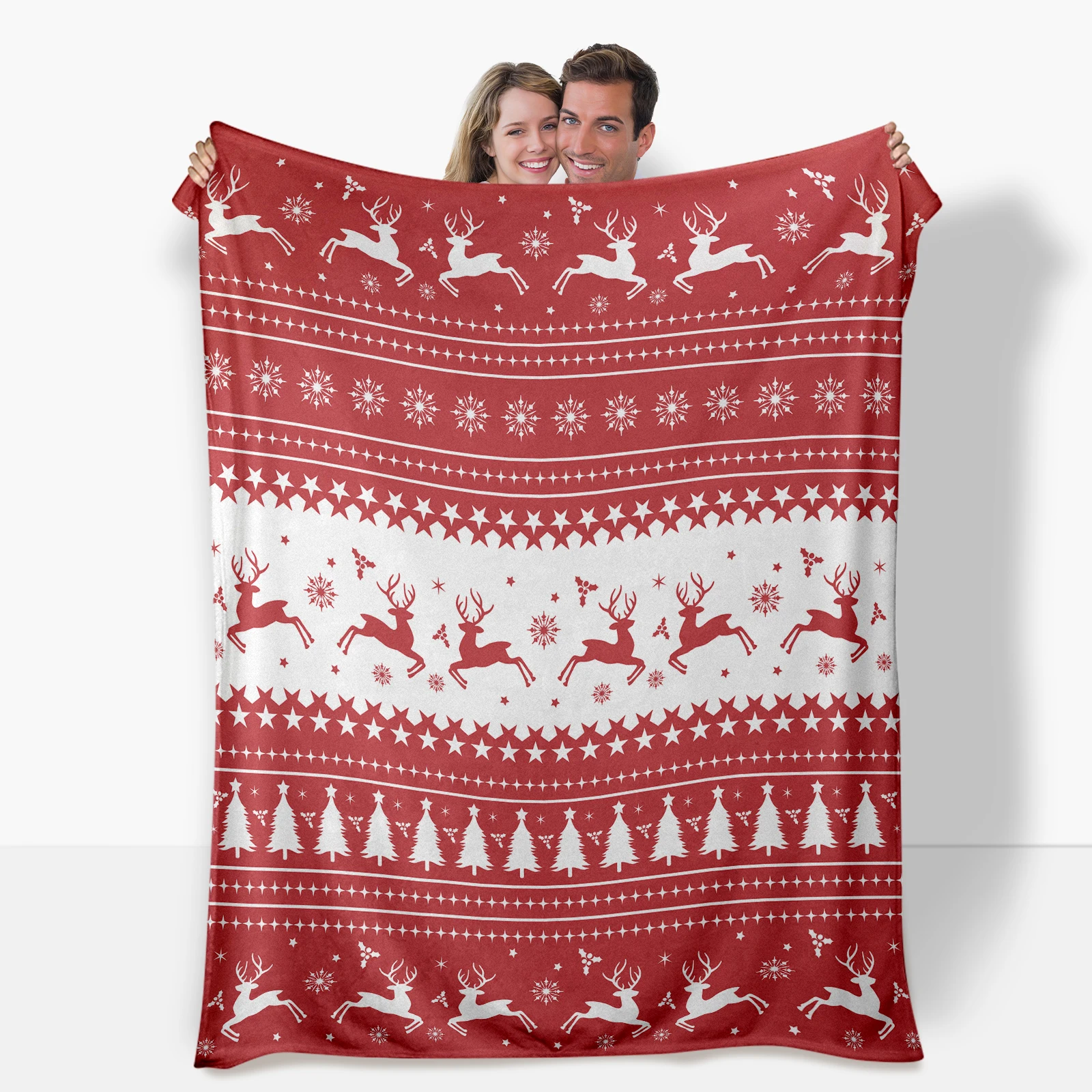 Flannel blanket with Christmas elements perfect for gifting warmth and joy to friends and family this holiday season
Flannel blanket with Christmas elements perfect for gifting warmth and joy to friends and family this holiday season