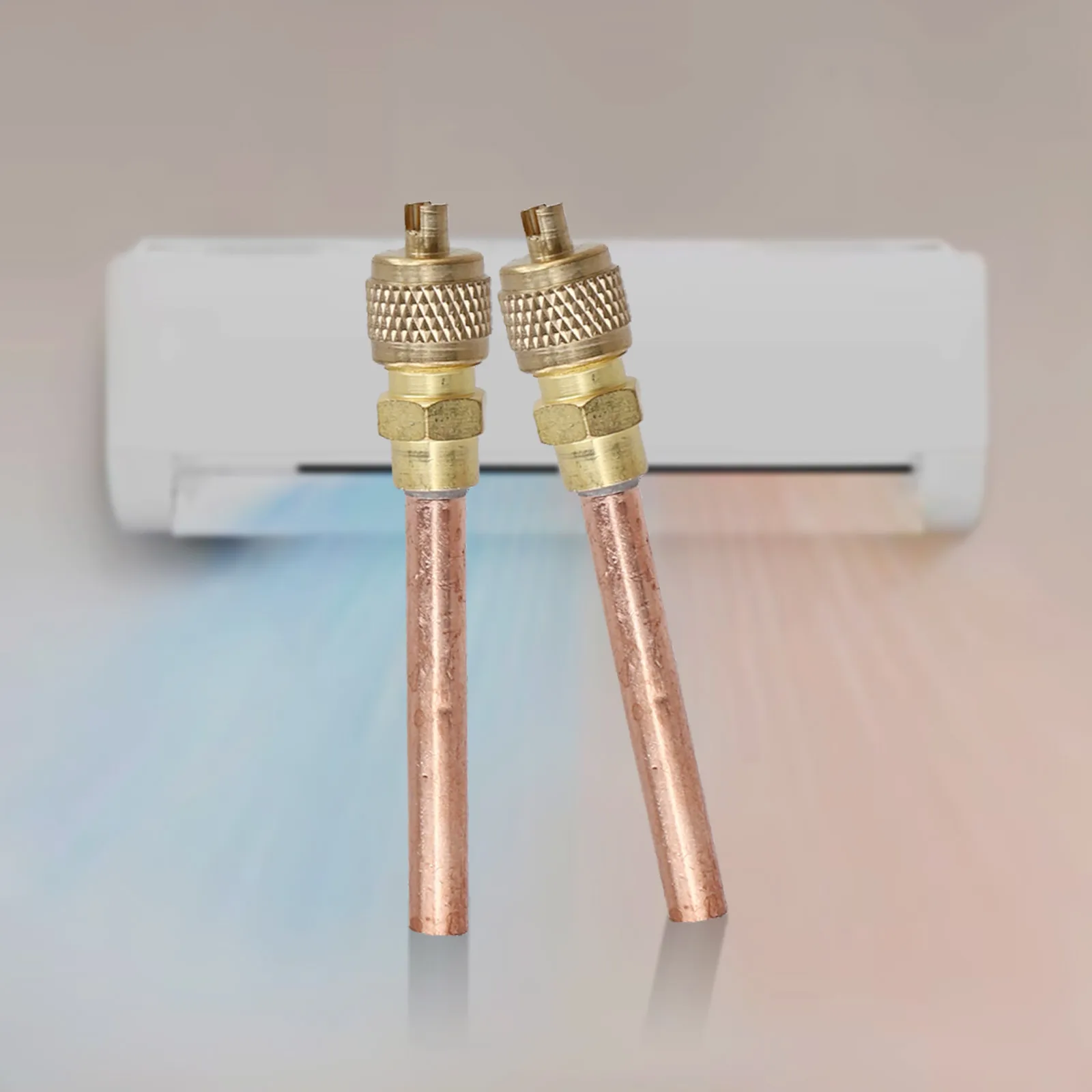 Copper Maintenance Valve 50mm Ength Service Access Valve Straight Through 6.35mm Outer Dia Core AC Refrigeration
Copper Maintenance Valve 50mm Ength Service Access Valve Straight Through 6.35mm Outer Dia Core AC Refrigeration