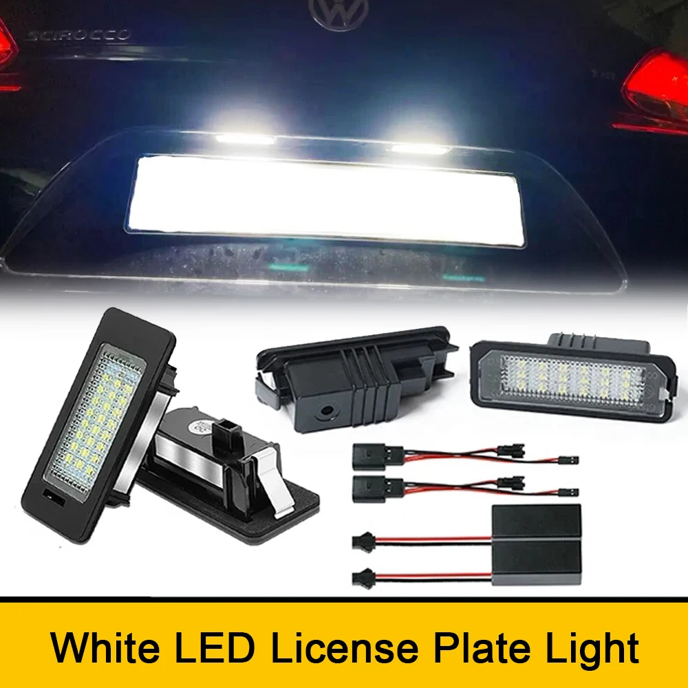 2Pcs Canbus LED Rear Tail License Number Plate Light For VW Golf 4 5 6 7 Eos Lupo Beetle Passat 3C B6 B7 Scirocco Polo Phaeton
2Pcs Canbus LED Rear Tail License Number Plate Light For VW Golf 4 5 6 7 Eos Lupo Beetle Passat 3C B6 B7 Scirocco Polo Phaeton