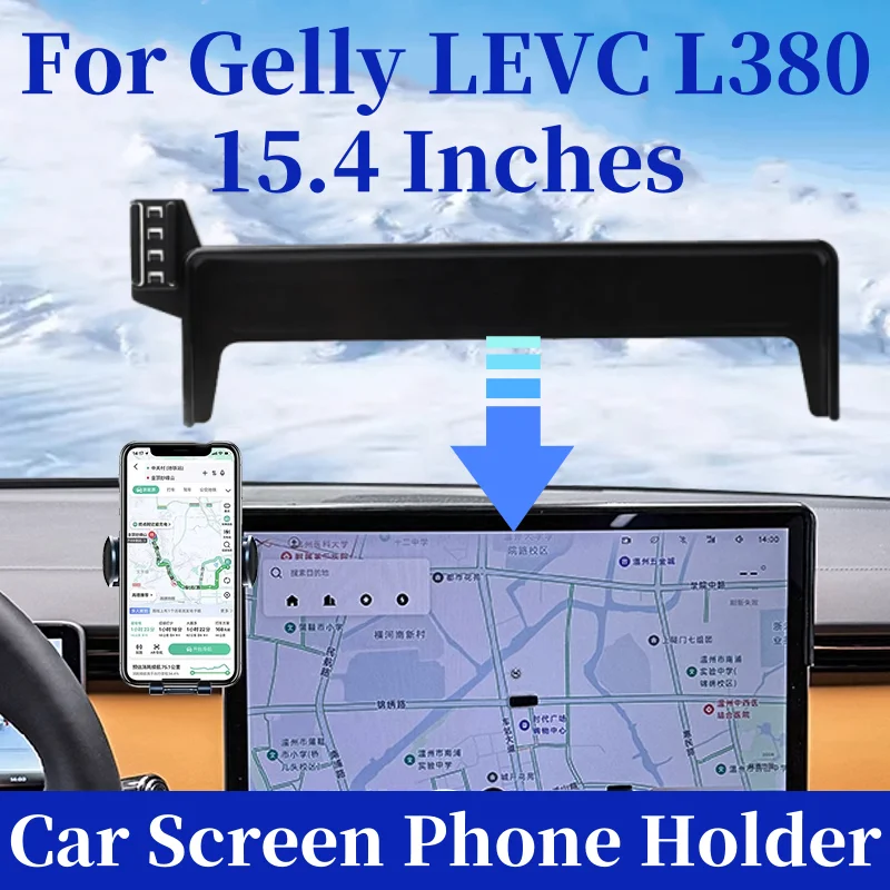 Gravity Car Screen Phone Holder Wireless Charging Strong For Gelly LEVC L380 15.4 Inch Screen For Car Auto Interior Accessorie
Gravity Car Screen Phone Holder Wireless Charging Strong For Gelly LEVC L380 15.4 Inch Screen For Car Auto Interior Accessorie