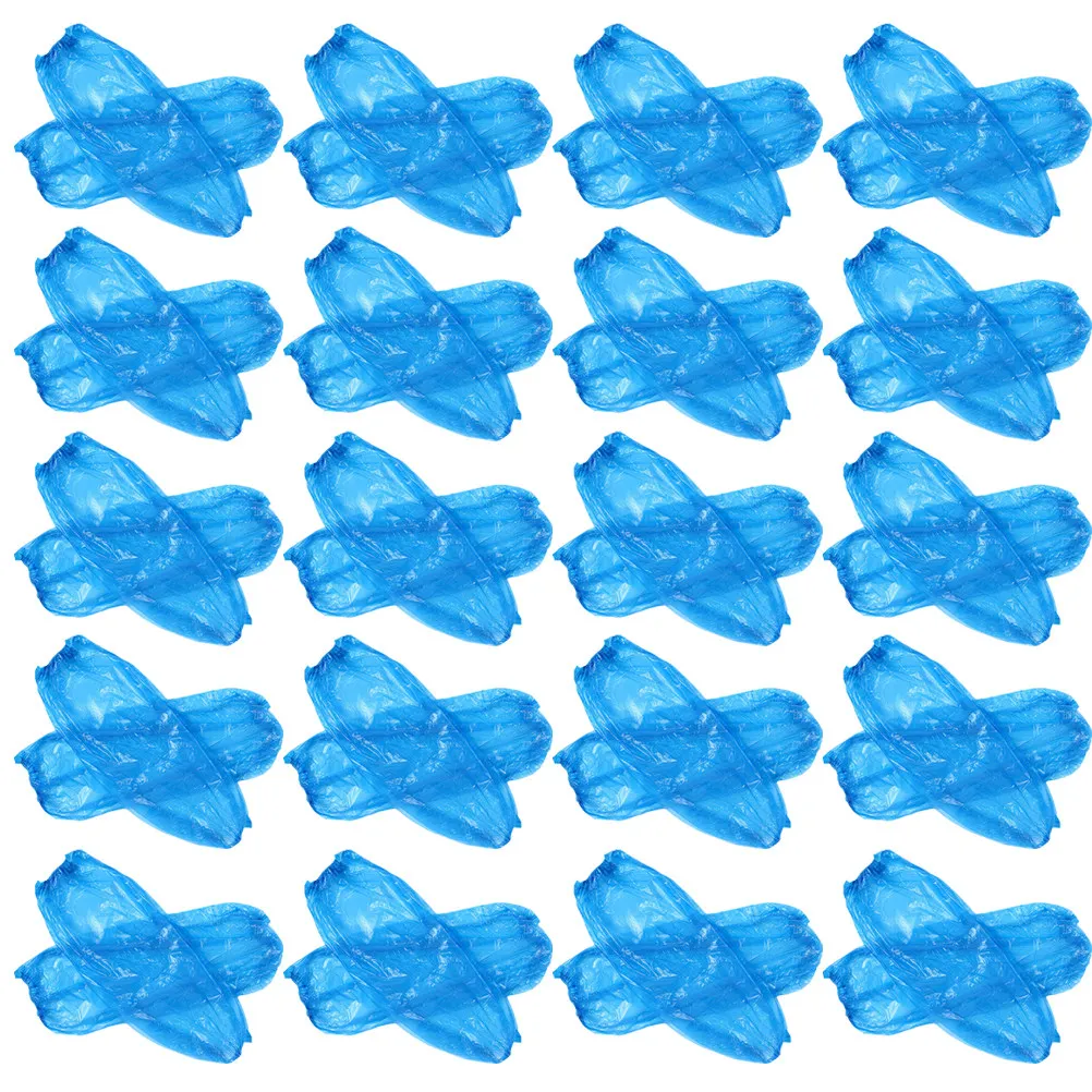 100Pcs Waterproof Arm Sleeves Disposable Pe Cooking Cleaning Sleeve Kitchen Protective Cover Elastic Fit for Adult
100Pcs Waterproof Arm Sleeves Disposable Pe Cooking Cleaning Sleeve Kitchen Protective Cover Elastic Fit for Adult