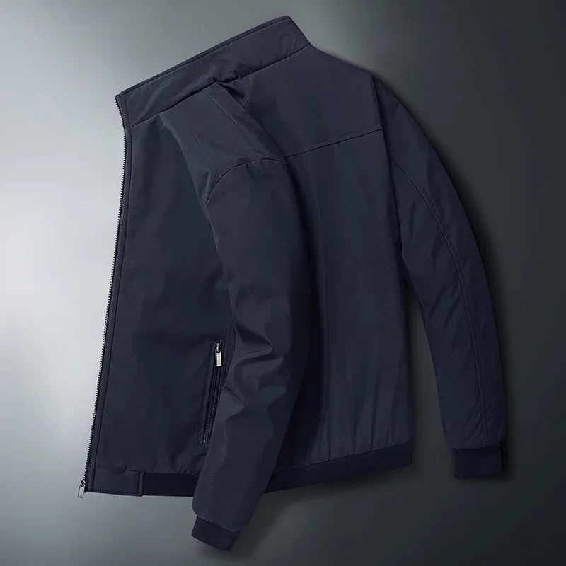 Men's Winter Jackets Stand Collar Coat Open Stitch Coat Autumn Winter Outerwear Solid Casual Loose Simple Zipper Jacket
Men's Winter Jackets Stand Collar Coat Open Stitch Coat Autumn Winter Outerwear Solid Casual Loose Simple Zipper Jacket