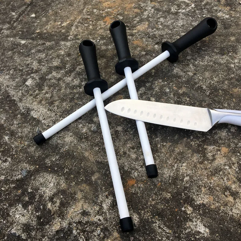 Ceramics Sharpening Rod with ABS handle Kitchen Sharpening Ceramic Rod Suitable For Chef Steel Knife Sharpener KitchenTool
Ceramics Sharpening Rod with ABS handle Kitchen Sharpening Ceramic Rod Suitable For Chef Steel Knife Sharpener KitchenTool