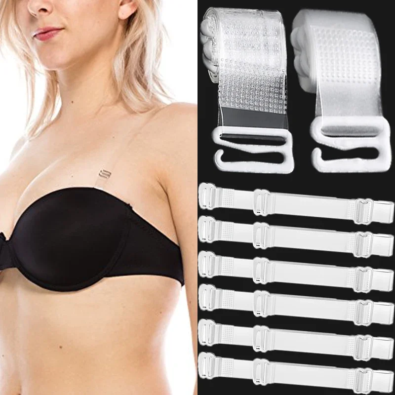 3 Pairs/set Adjustable Bra Straps Women Invisible Anti-Slip Clear Transparent Shoulder Silicone Elastic Strap Buckle Belt
3 Pairs/set Adjustable Bra Straps Women Invisible Anti-Slip Clear Transparent Shoulder Silicone Elastic Strap Buckle Belt